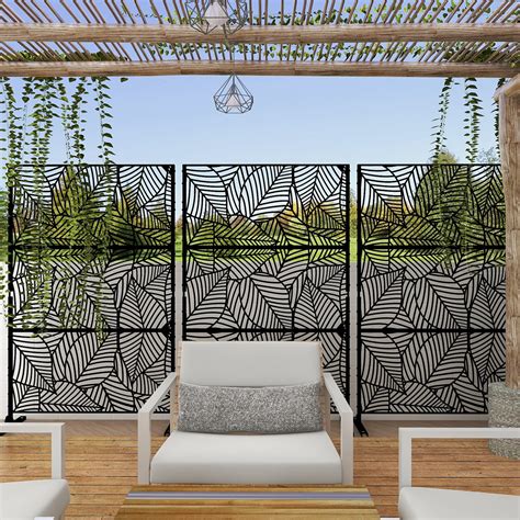 metal privacy screens for outdoors